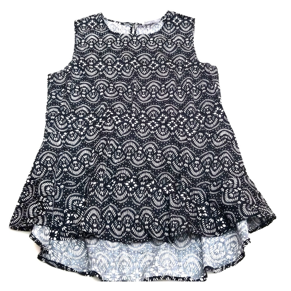 Peplum flared top // work blouse // stretchy